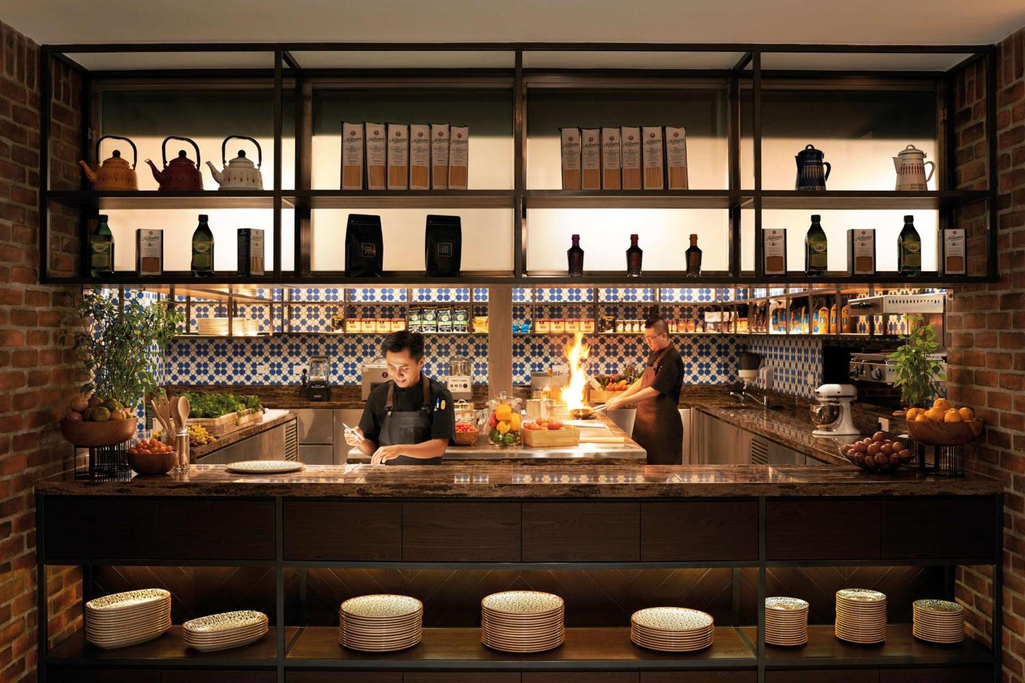 Doubletree By Hilton Shah Alam I-City Экстерьер фото The kitchen at the restaurant